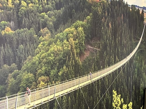 Rundwanderung Geyerlay - Längste Hängeseilbrücke Deutschlands