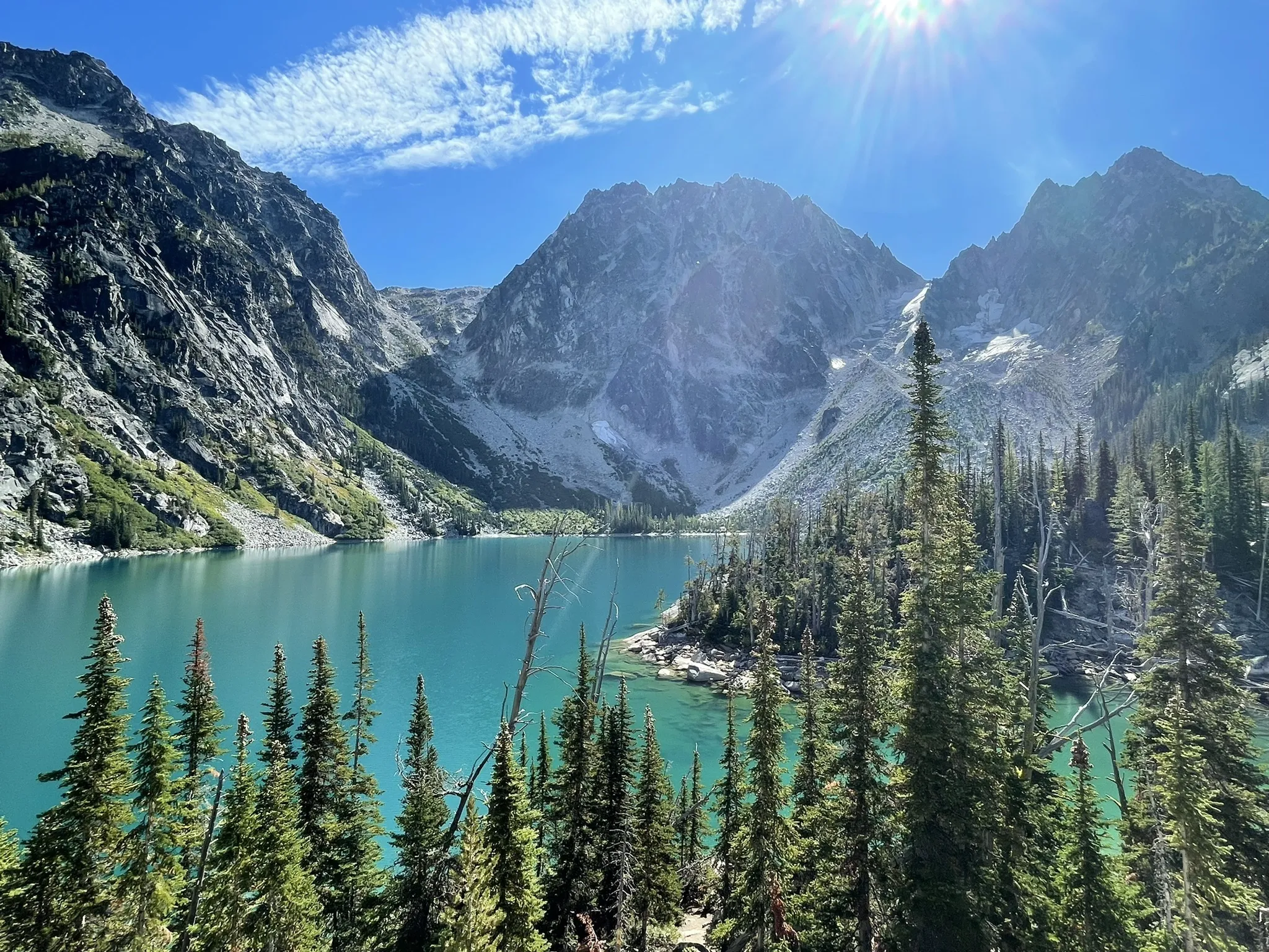 Colchuck Lake via Stuart Lake and Colchuck Lake Trail