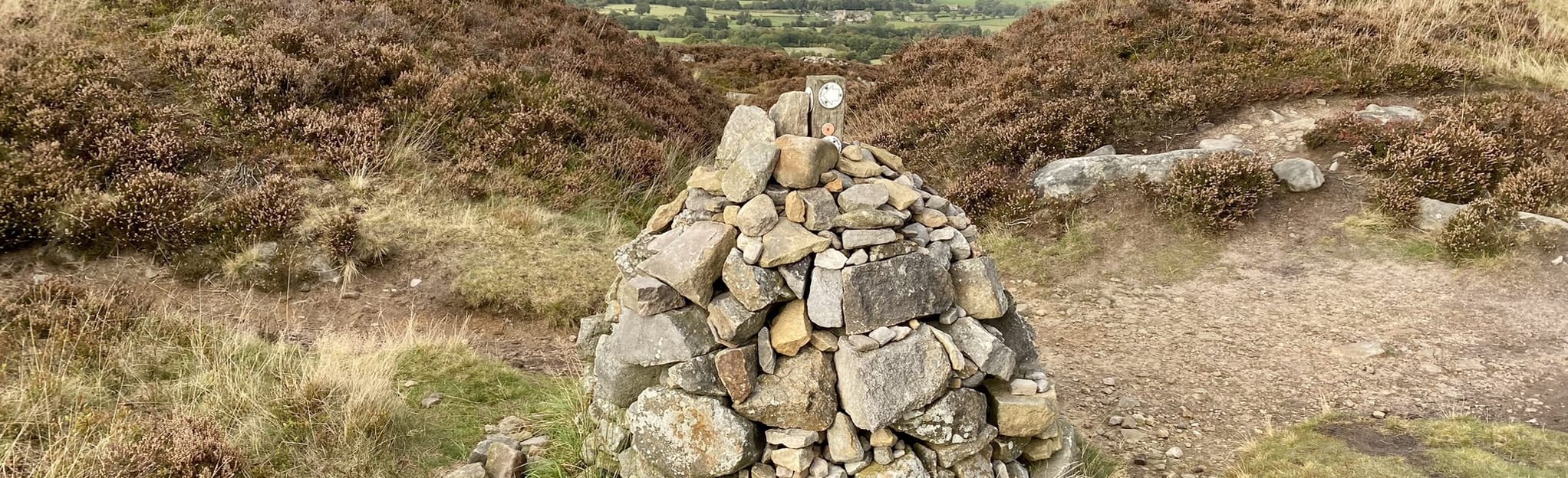 Addingham Moorside High Level Loop 123 foto's West Yorkshire