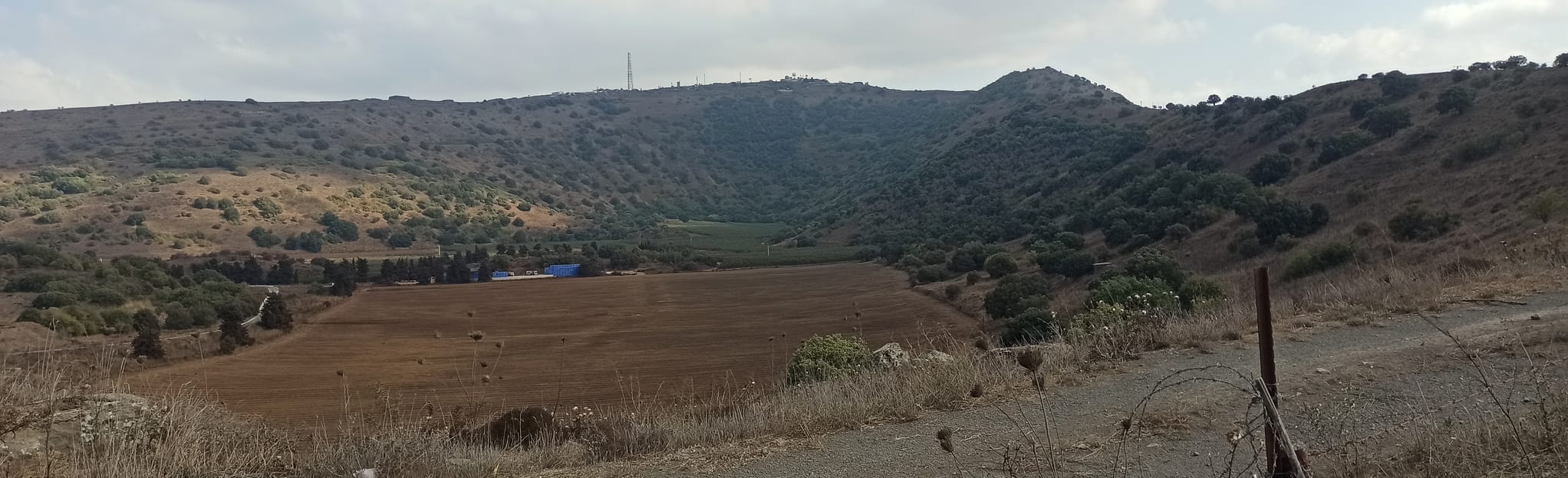 Mount Bental Reserve and Hermon Lookout Point Loop Map, Guide Golan