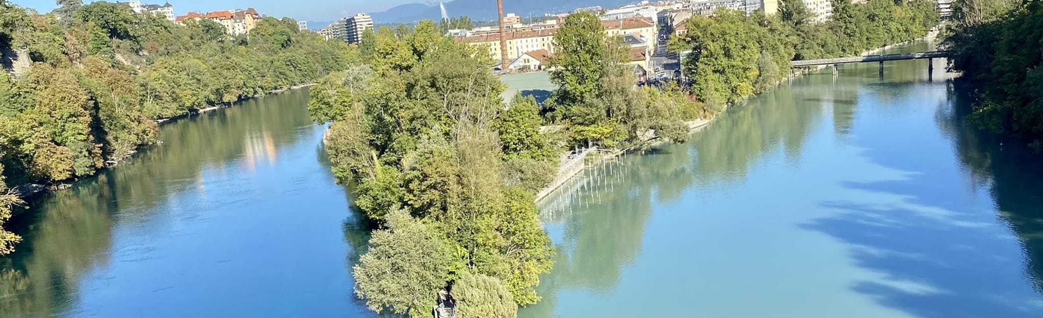 Pont de la Jonction Passerelle du Bois de la Bâtie, Geneva