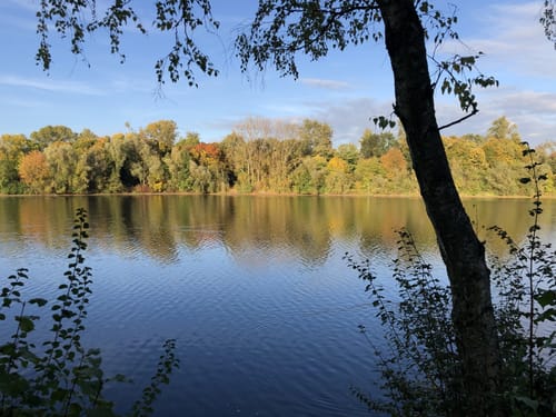 Rundstrecke um den Toeppersee und Tegge in Duisburg Rheinhausen
