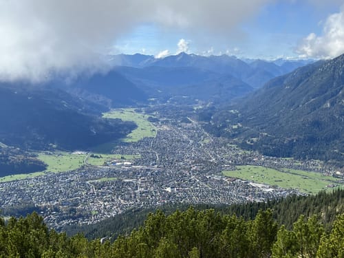 Wank Bergstation via Tal- und Mittelstation
