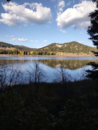 Two ocean lake outlet trail