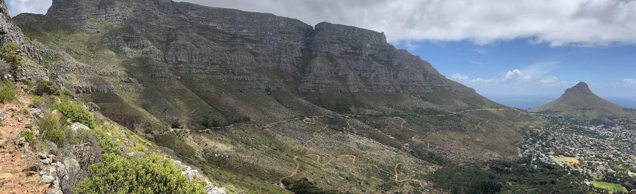 Kloof Corner via the Contour Path to Rhodes Memorial, Western Cape