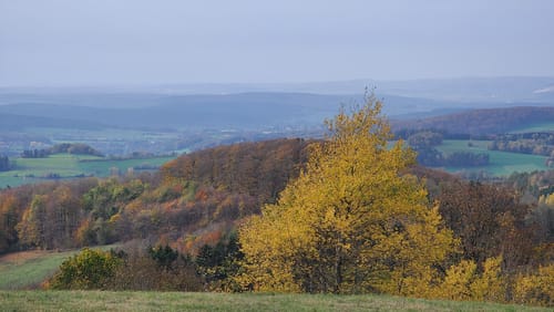 Um die Weiherkuppe über die Enzianhütte