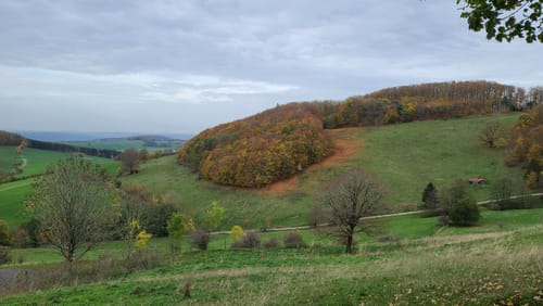 Um die Weiherkuppe über die Enzianhütte