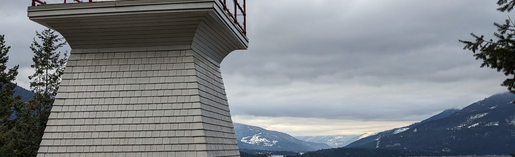 Pilot Bay Lighthouse Trail Map, Guide British Columbia, Canada