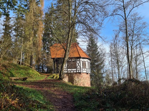 Ruine Rüdenberg und Ruine Vörbach ab Pfalzgrafenweiler