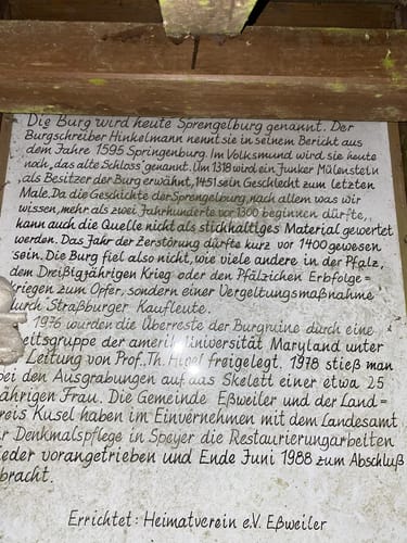 Sprengelburg-Schleife