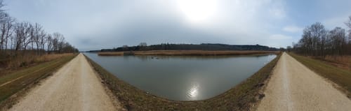 Großer Griesle See und Schloss Reisenburg