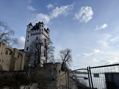 Vom Schloss Biebrich nach Eltville am Rhein entlang