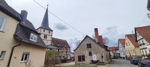Unfindener Waldrunde über Königsberg in Bayern