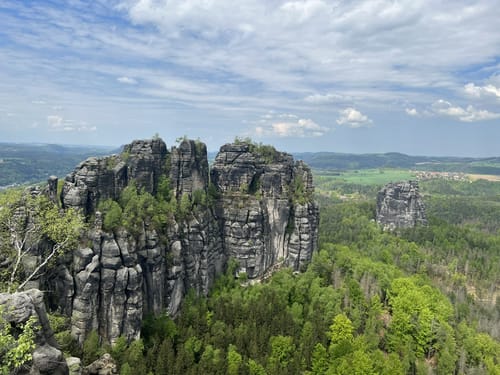 Schrammsteine und Hohe Liebe ab Bad Schandau