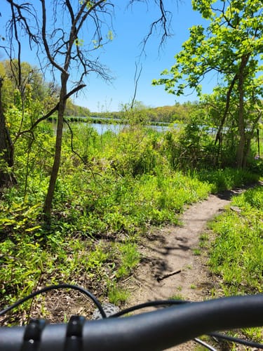 Lake jacomo discount mountain bike trails