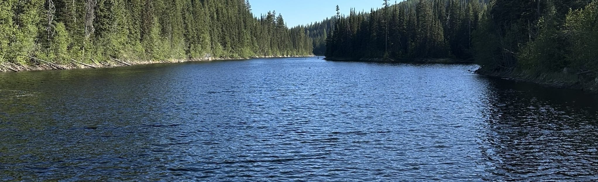 Kettle Valley Rail Trail Chute (Naramata) Lake Elinor Lake 2