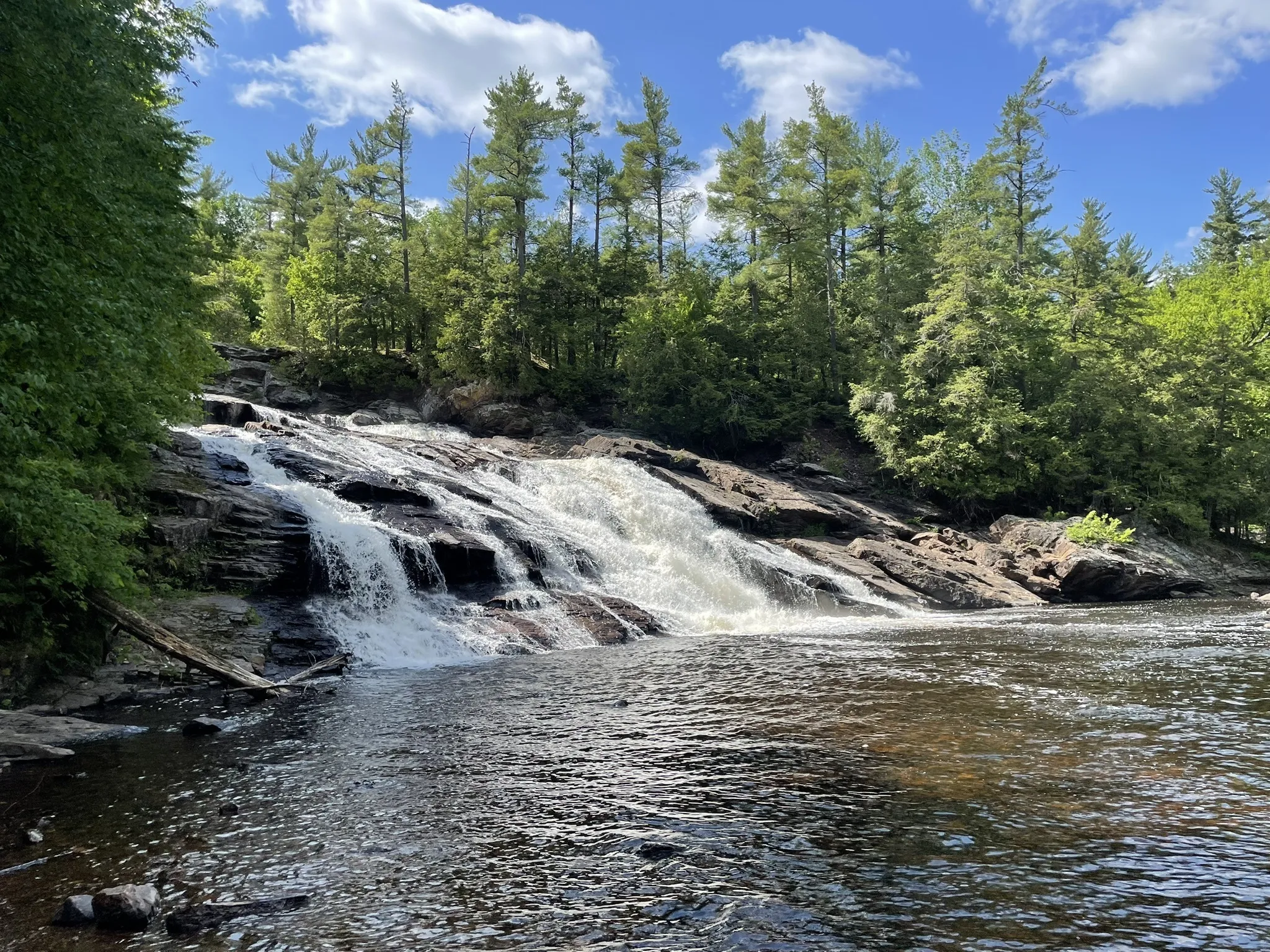 Photo of a trail from Jeffrey D with title High Falls Creek via Allens Falls Trail