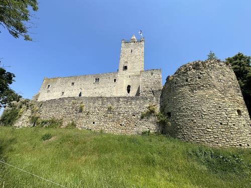 Himmelreichweg Geopfad über Rudelsburg Burg Saaleck