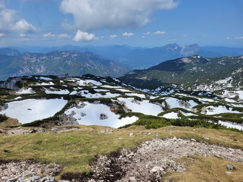 Stöhrhaus und Berchtesgadener Hochthron über die Albachklamm