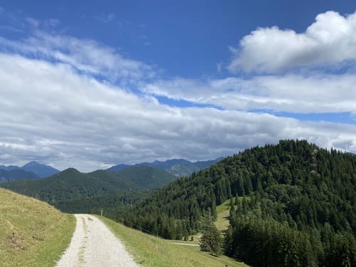 Von Tegernsee auf die Kreuzbergalm