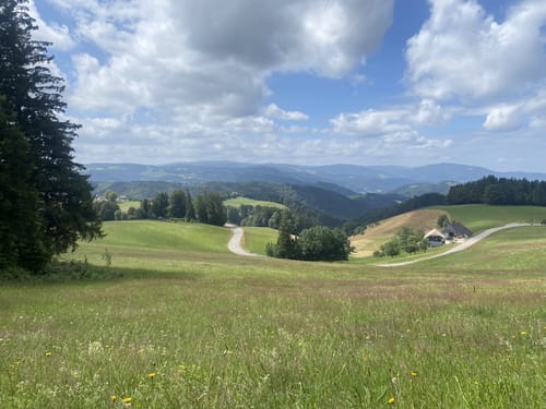 Sankt Märgen zu den Zweribach-Wasserfällen