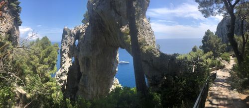 Natural Arch - Cave of Matermania via Capri, Campania, Italy - 343