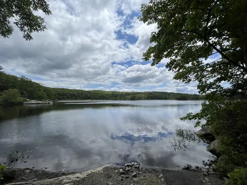 Harriman state shop park lake trail