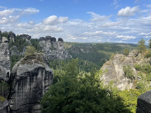 Bastei, Schwedenlöcher, Polenztalweg