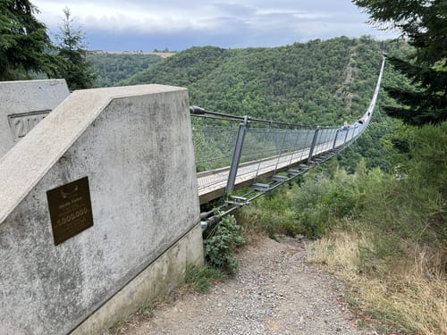 Rundwanderung Geyerlay - Längste Hängeseilbrücke Deutschlands