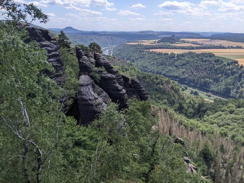 Schrammsteine und Hohe Liebe