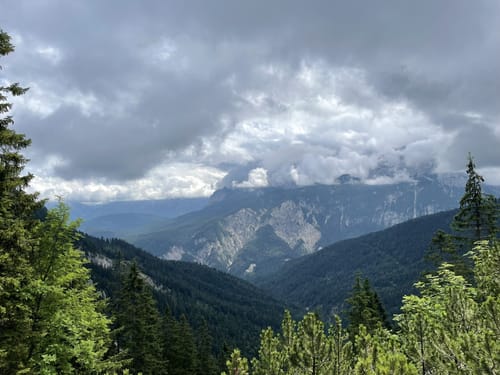 Alpspitz Bergstation - Hochalm - Kreuzeck Bergstation
