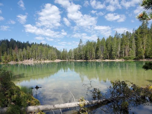 Clear lake trail outlet yellowstone