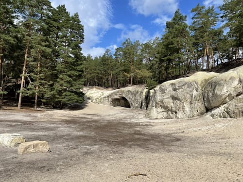 Regensteinmühle - Große Sandsteinhöhlen - Burg Regenstein