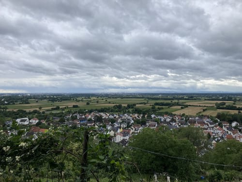 Hemsbach - Das Wanderdreieck an der Badischen Bergstraße