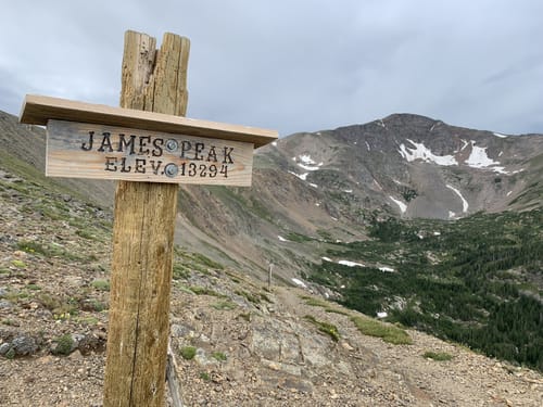 James peak shop lake trail