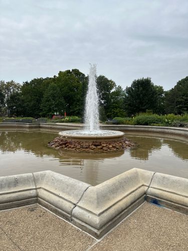 Highland Park Entry Garden & Fountain