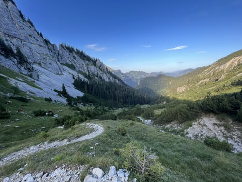Via Alpina Violetter Weg, Etappe 61 : Linderhof - Kenzenhütte