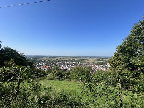 Hemsbach - Das Wanderdreieck an der Badischen Bergstraße