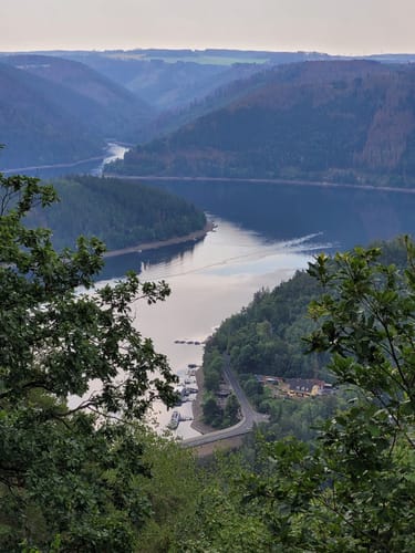 Hohenwarte Stausee Weg Etappe 2: Wilhelmsdorf - Ziegenrück