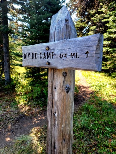 Divide shop camp trail