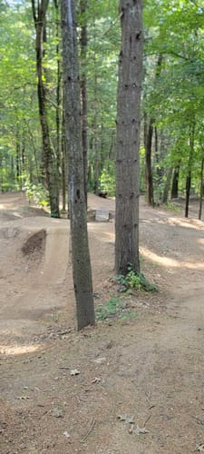 Russell mill shop pump track