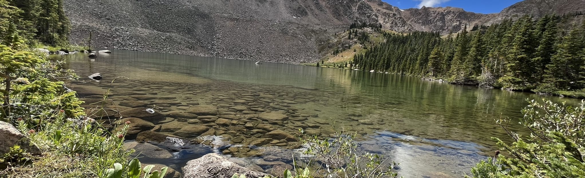 Henry Lake via South Lottis Trail from Gold Creek Campground, Colorado ...