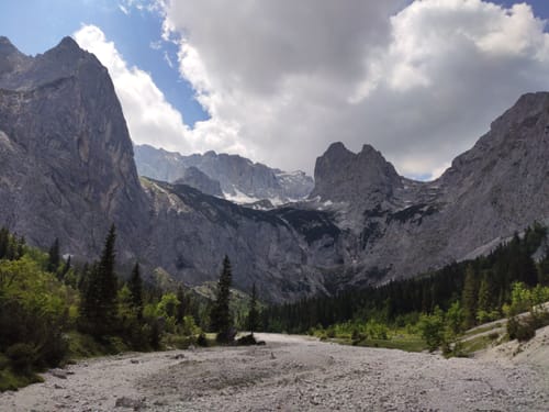 Höllentalklamm - Höllentalangerhütte - Stangensteig