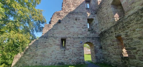 "Ramholzer Schlosspark und Burg Steckelberg" Spessartspur