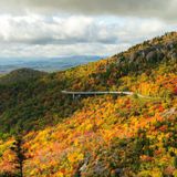 Rough Ridge via Linn Cove Viaduct Visitor Center, North Carolina - 874 ...