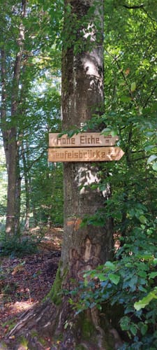 Teufelsbrücke – Elmensee Runde von Nordeck