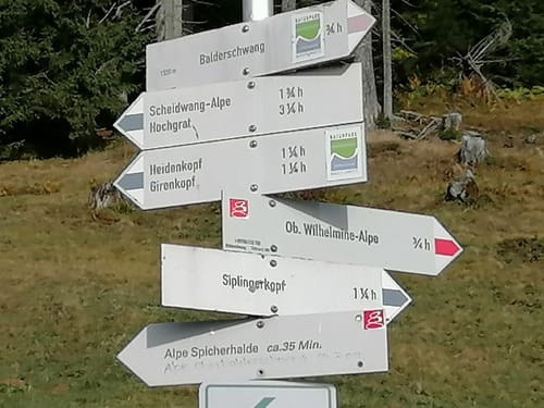 Bergtour: Siplinger Kopf, Heidenkopf und Girenkopf