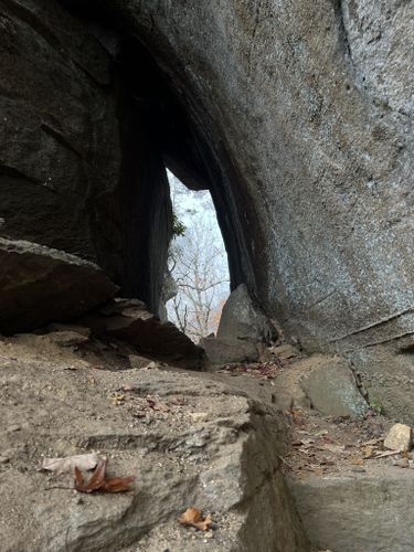 Eagle Rock, Jenga Rock, The Tunnel, Weed Patch Mountain Trail - Chimney Rock  State Park