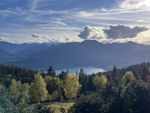 Vom Schliersee zum Tegernsee über die Gindelalm