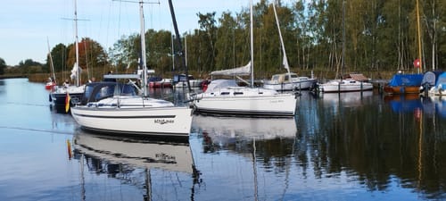 Entlang des Ryck bis zum Wieckhafen